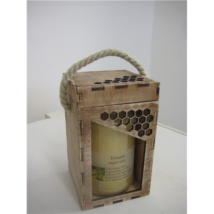 Méhészet Díszdoboz fa 500 g-os üveghez