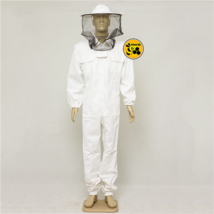 Méhészet Méhészoveráll levehető kalappal fehér XXL