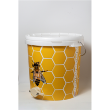 Méhészet Vödör, 40 l méhsejtmintás, csappal