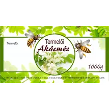 Méhészet Címke bianco Akác 1000 g