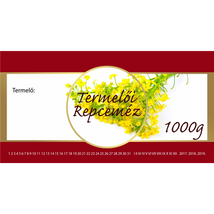 Méhészet Címke bianco Repce 1000 g