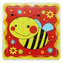 Méhészet Puzzle 9 db-os méhecskés