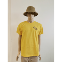 Méhészet Férfi kerek nyakú  póló  napraforgó sárga S-es méret