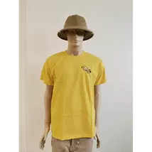 Méhészet Férfi kerek nyakú  póló  napraforgó sárga XXXL-es méret