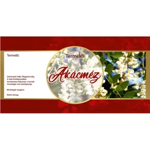 Méhészet Címke bianco Akác 2