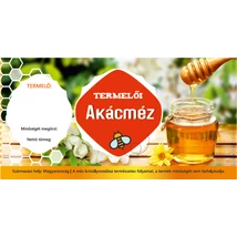 Méhészet Címke bianco Akác 7