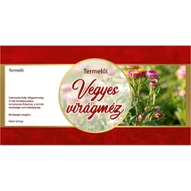 Méhészet Címke bianco Vegyes virág 2