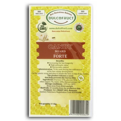 Méhészet Dulcofruct cukorlepény timollal 1 kg