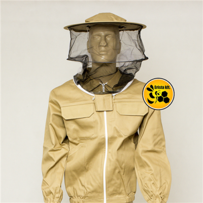 Méhészet Méhészkabát levehető kalappal barna L