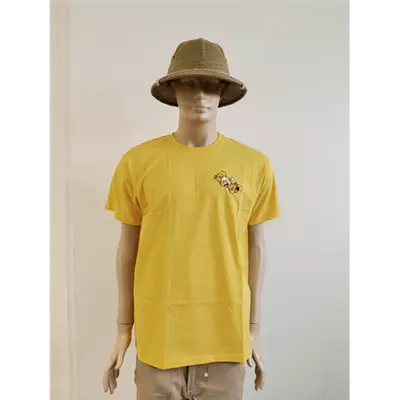 Méhészet Férfi kerek nyakú  póló  napraforgó sárga S-es méret