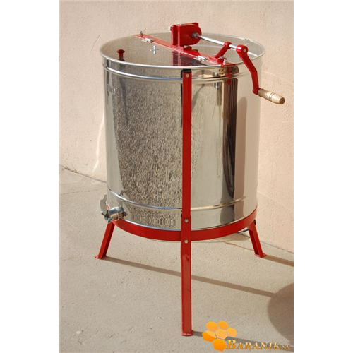 Pörgető 3 keretes kézi B. Inox 50 cm, inox csappal (1/2NB, Hunor)