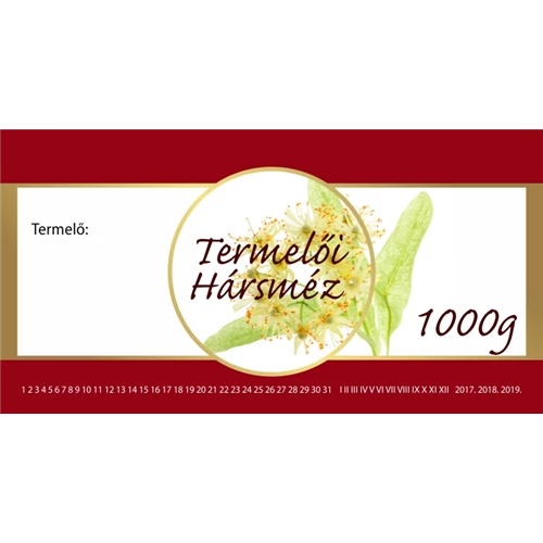 Címke bianco Hárs 1000 g