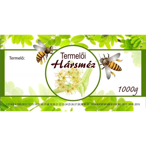 Címke bianco Hárs 1000 g