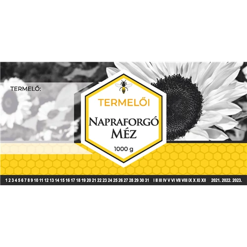 Címke bianco Napraforgó 1000g