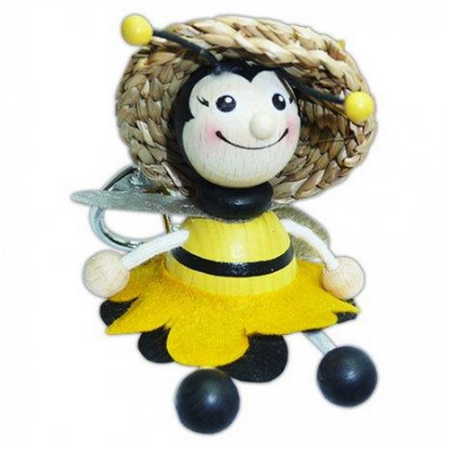 Kulcstartó méhecskés lány