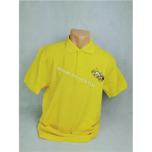 Férfi galléros  póló  napraforgó sárga XXL-es méret