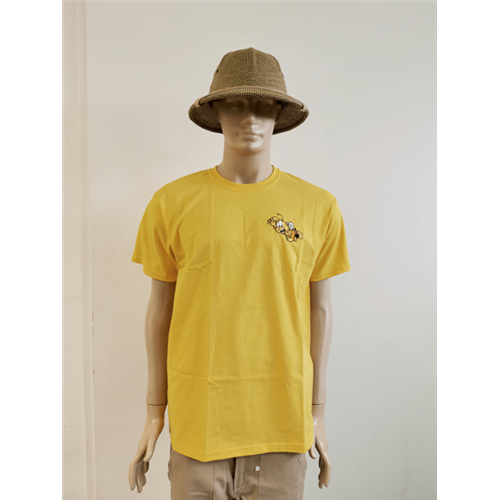 Férfi kerek nyakú  póló  napraforgó sárga XL-es méret